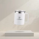 Earth Camp Mug Premium Insulated Travel Cup - Ivory (355ml) - Image 2