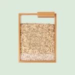 Glass Bamboo Cereal & Dry Food Dispenser - Image 4