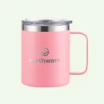 Earth Camp Mug Premium Insulated Travel Cup - Pink (355ml)