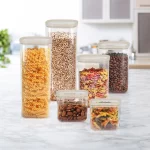 Cube Glass Pantry Storage Jars - 2 Pack (2340ml) - Image 4