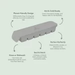 No-Tox Silicone Freezer & Oven Tray Mould - 6 Portion - Image 5
