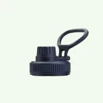 Earth Bottle Premium Insulated Water Bottle with 2 x Caps - Navy Blue (1L) - Image 3