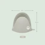 No-Tox Silicone Oven Mitt Set - Gray - Image 3