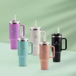 Earth Tumbler Premium Insulated Travel Cup - Black (1.2L) - Image 2