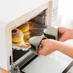 No-Tox Silicone Oven Mitt Set - Gray - Image 6