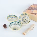 Gift Set for Kitchen and Dining Room 4.5-Inch Ceramic Bowl Household Tableware for Dipping Butter Sauce for Parties